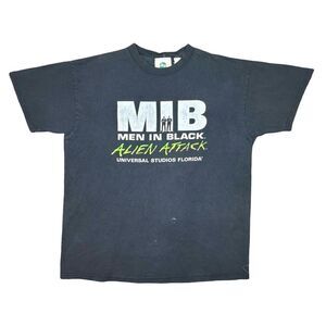 Vintage 2000 Men In Black Alien Attack Universal Studios Florida Tee - Large